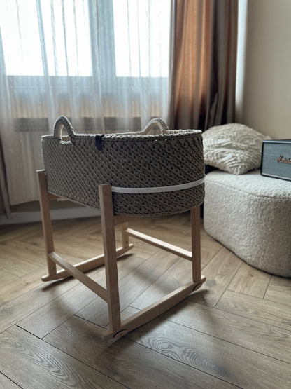 Kosz Mojżesza dla niemowlaka handmade z bawełny | HiHela