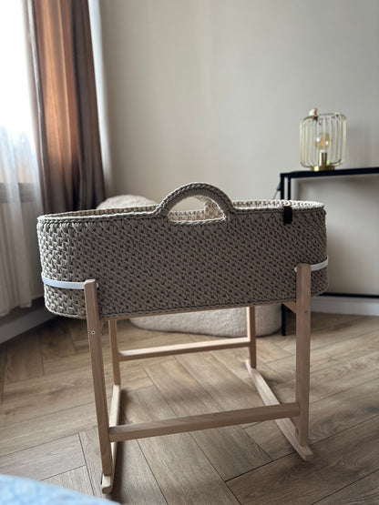 Kosz Mojżesza dla niemowlaka handmade z bawełny | HiHela