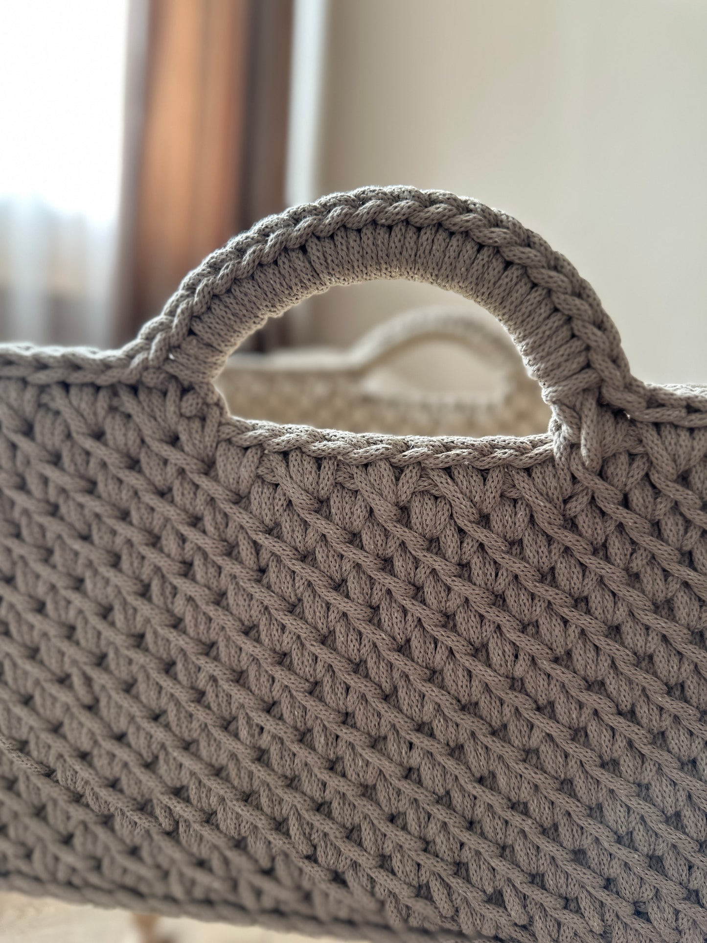 Kosz Mojżesza dla niemowlaka handmade z bawełny | HiHela